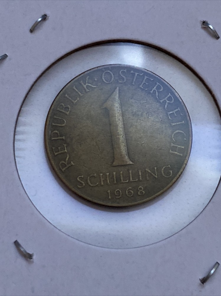 1968 Austria 1 Schilling Coin B8