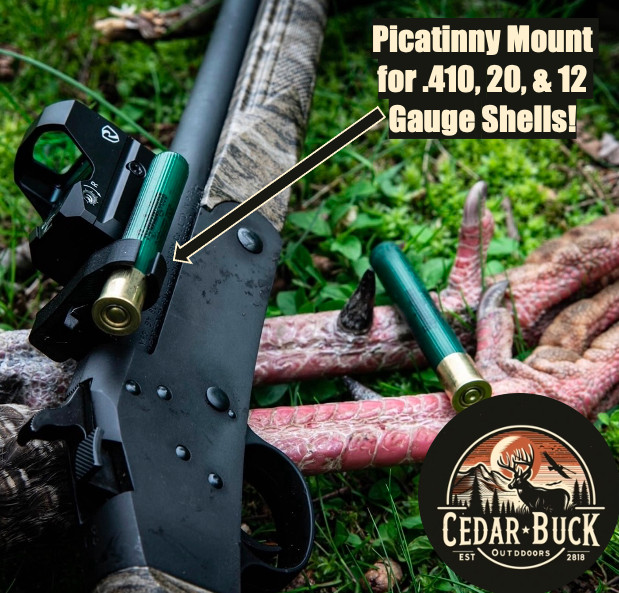 CBO Double-Up - Picatinny Shotgun Shell & Rifle Mount Stevens 301 Rossi Tuffy