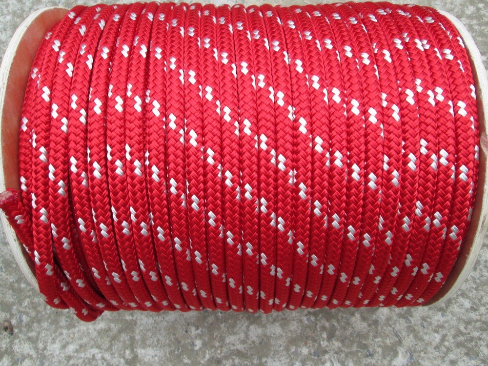 Cable Pulling Rope,Anchor Line 3/8" x 100' double braid Polyester Made In USA