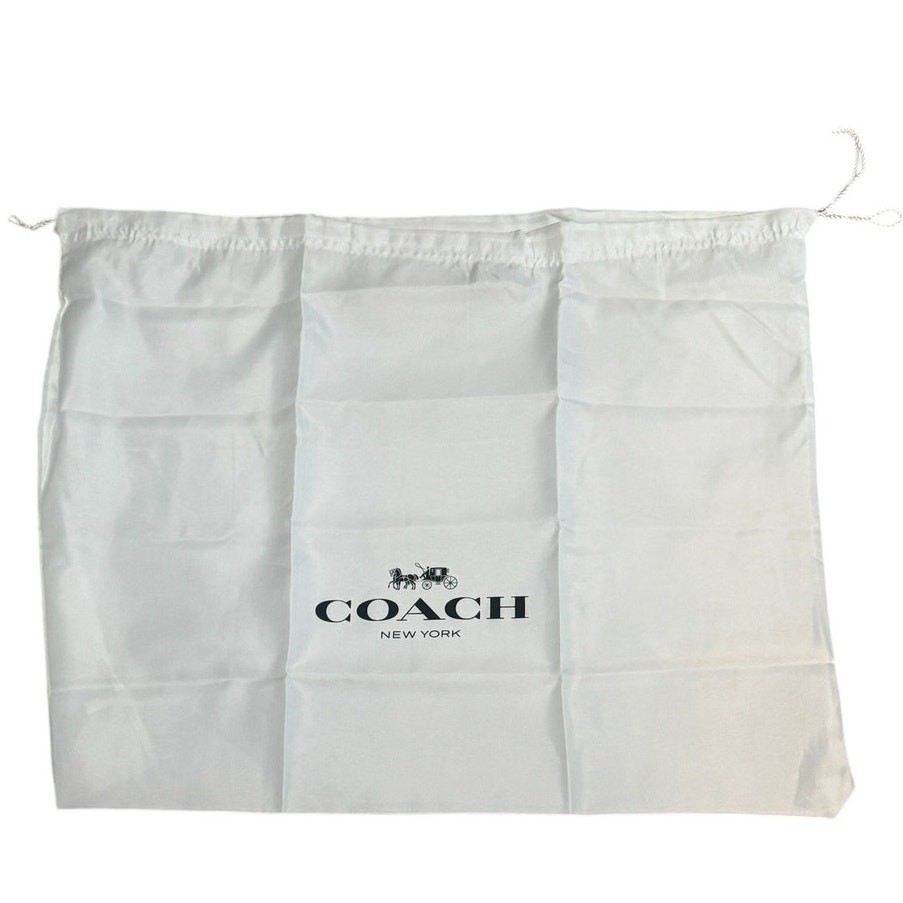Coach Drawstring Satin Dust Bag Measures 23.5” x 19”