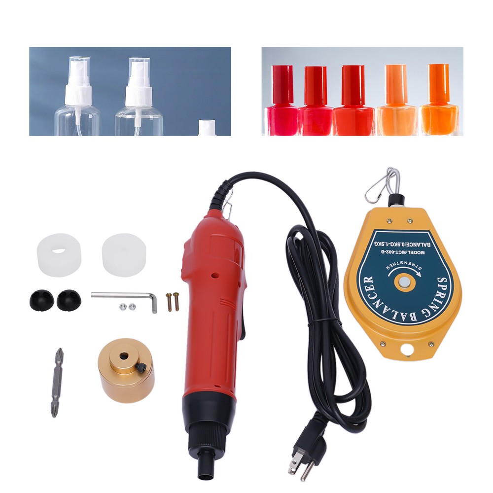 Electric Handheld Bottle Capping Machine Screw Capper Sealing Sealer Tool 110V