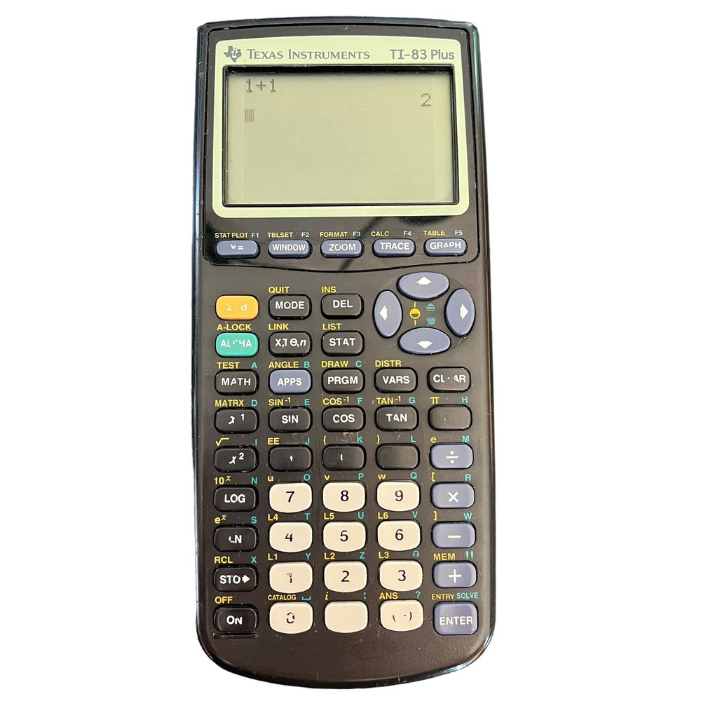 Texas Instruments TI-83 Plus Graphing Calculator No Cover