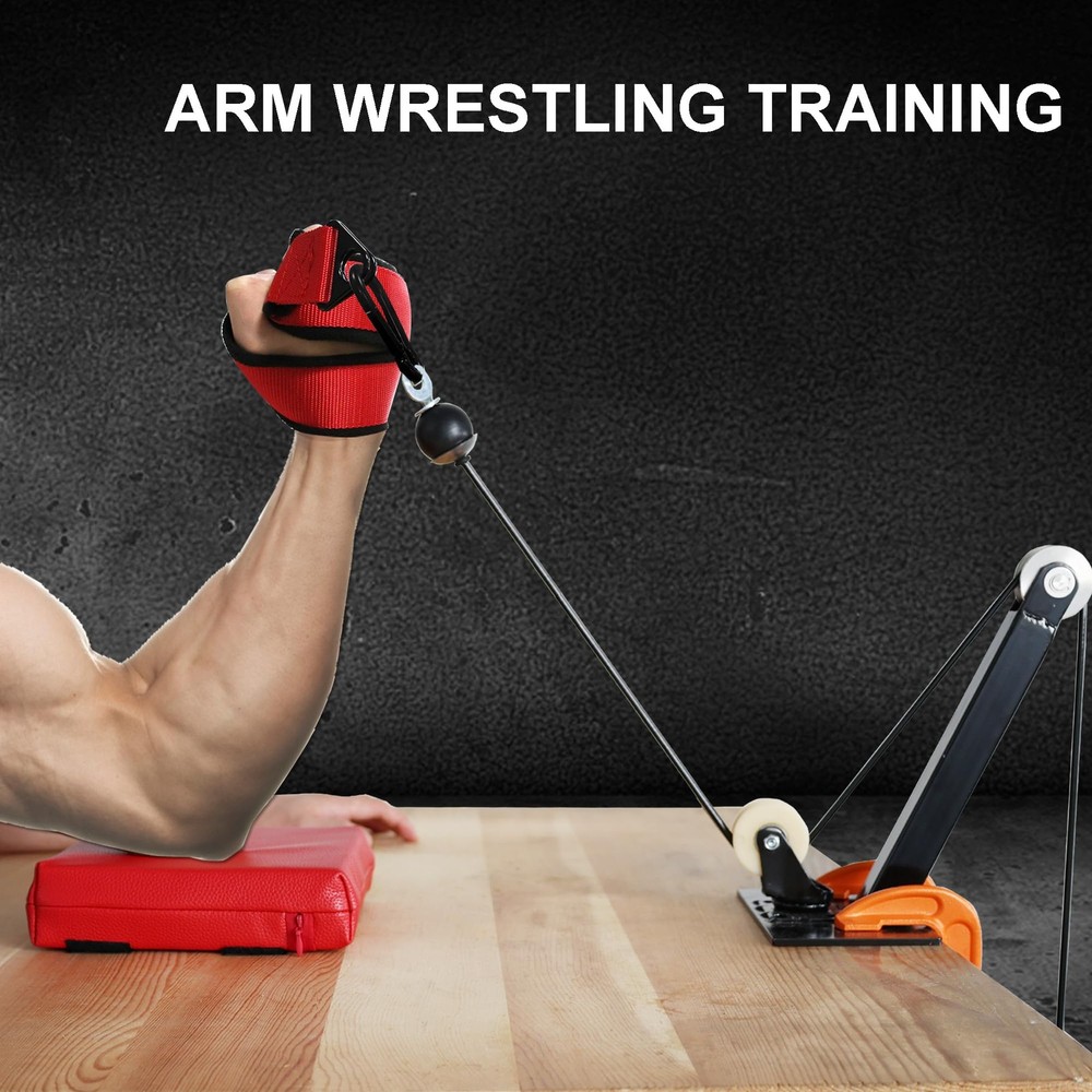 Arm Wrestling Training Strap Belt red strap only (not include loading pin)