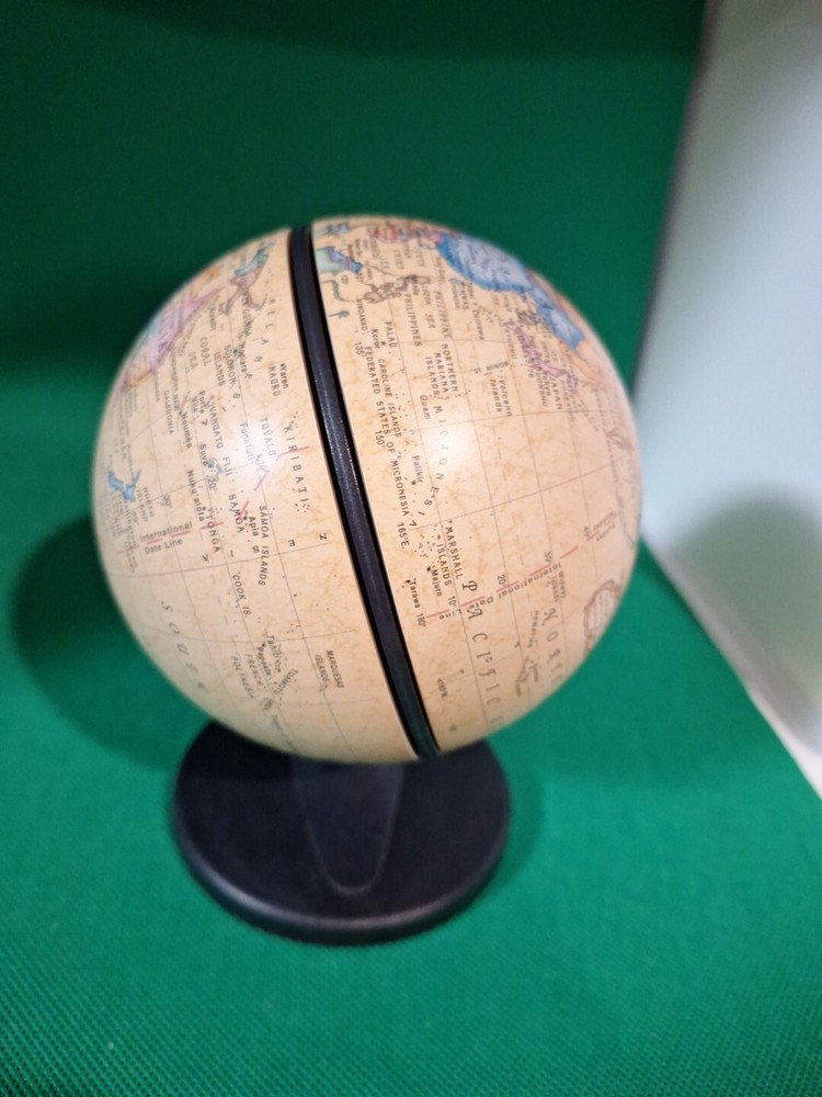 Replogle Mini Desk Globe 2001. Moves In 2 Directions.