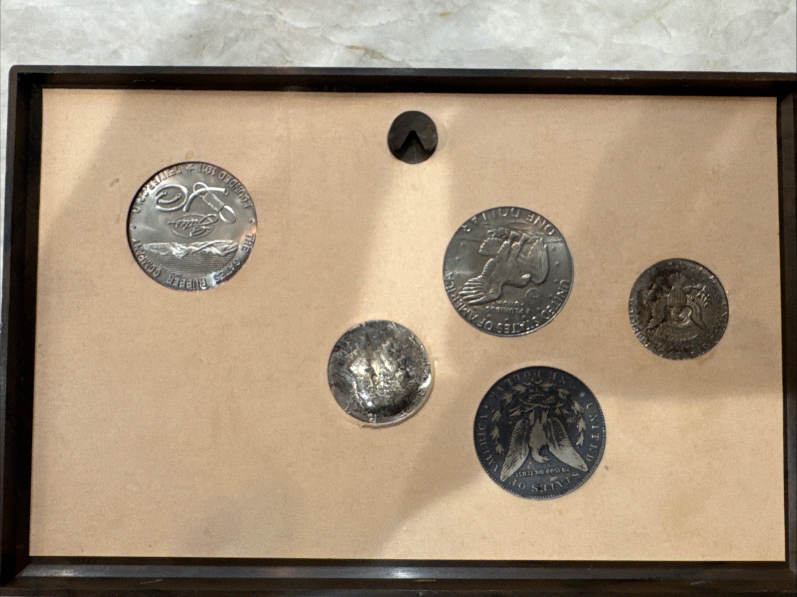 Gates Awarded Recognition Of Superior Salesmanship 1897 S Morgan Silver Dollar