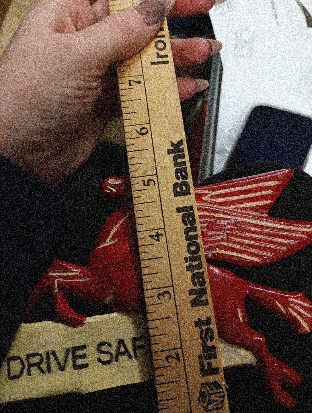 Metal Pegasus Drive Safely Topper