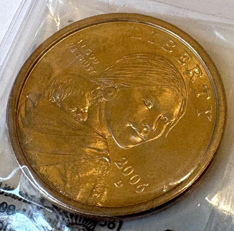 2006-D Sacagawea dollar with minting errors that collectors should notice