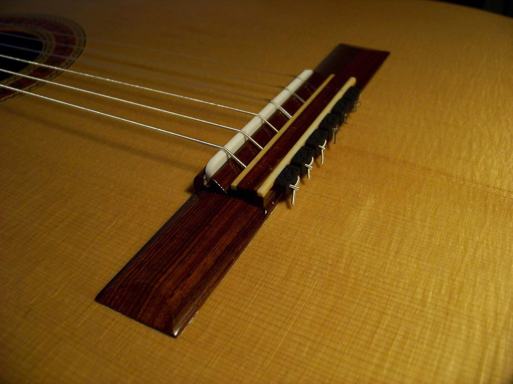 Rosette Diamond Secure Classical Guitar String Ties / New Low Profile BridgeBead