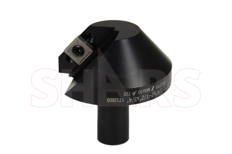 Shars 1-1/4" 82 Degree Indexable Countersink SCMT 433 Insert New P]