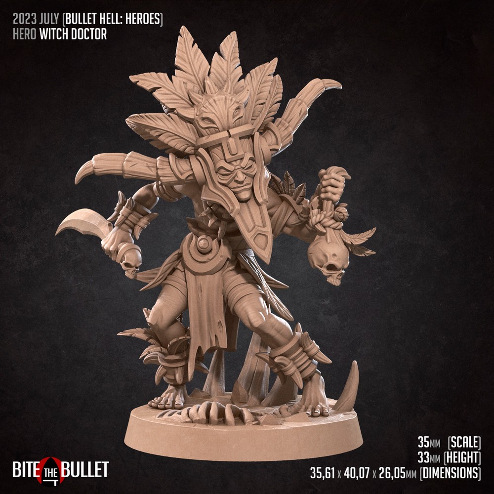 Witch Doctor - Hell Hunter - Bite the Bullet - Dungeons and Dragons