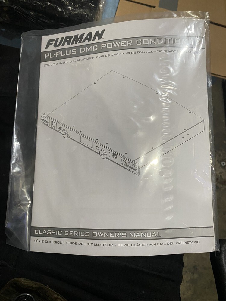 Furman PL-Plus DMC Power Conditioner Manual 💥