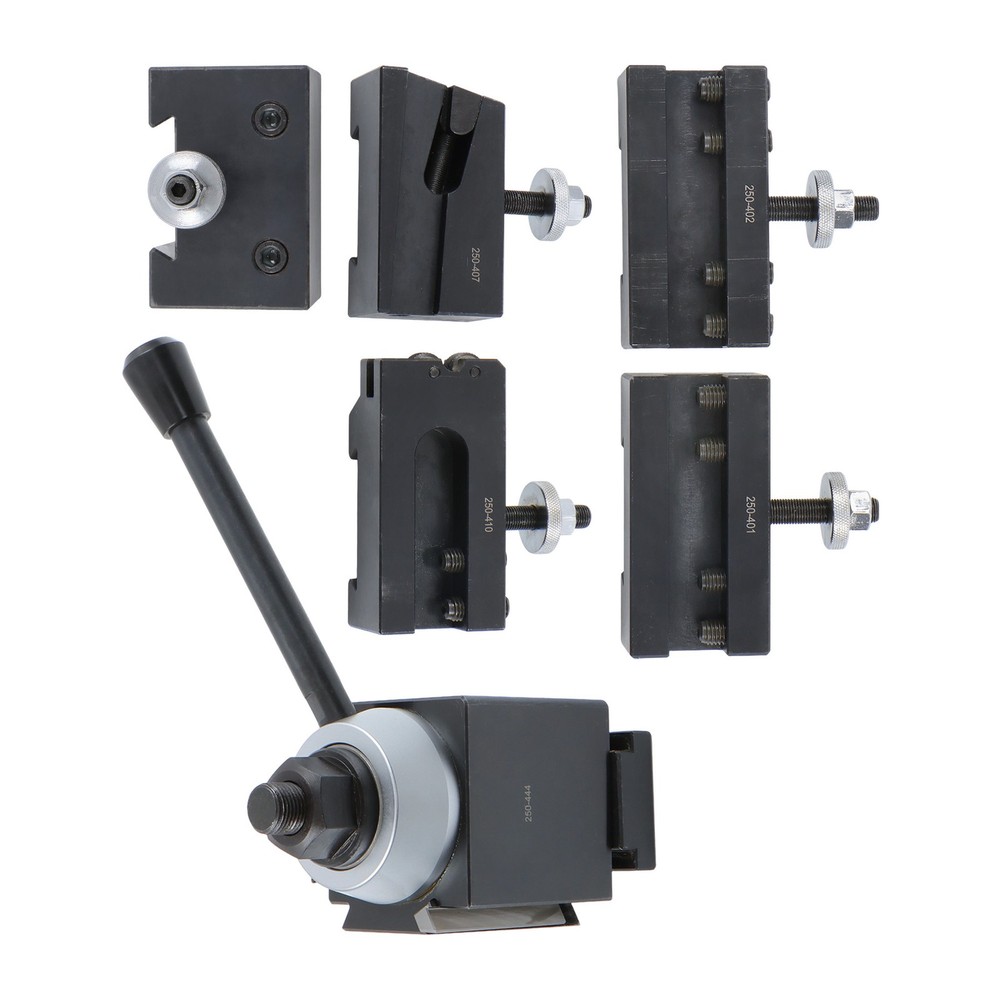 6Pack Wedge Type CA 250-444 Quick Change Tool Post Set for 14" - 20" Lathe Swing