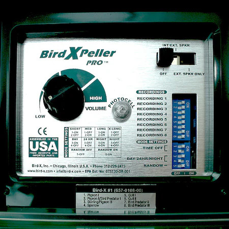 Bird-X Bxp Pro 1 Bird Repeller, 110 Vac