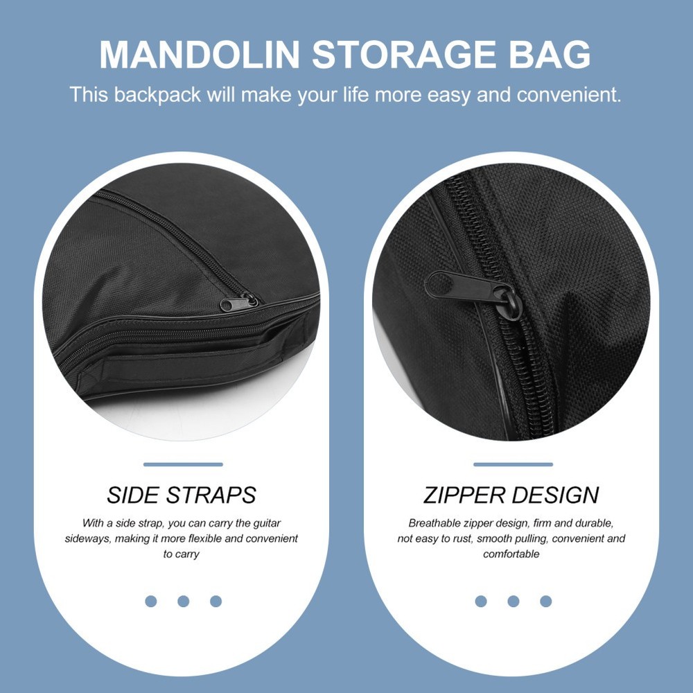 1pc Practical Mandolin Bag Thicken Mandolin Backpack Portable Bag