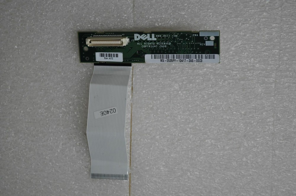 DELL  CD/FLOPPY Interposer Board With Cable 535FY