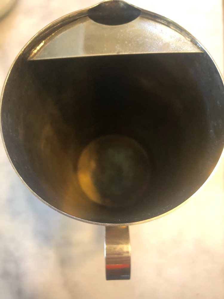 WM A RODGERS Silverplate Cylindrical Water Pitcher 8 Inch Tall