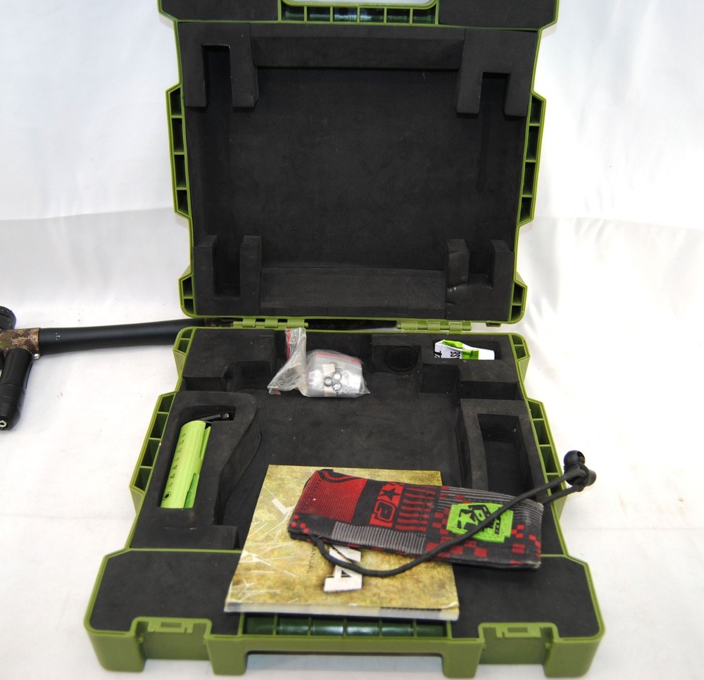 Used Planet Eclipse ETHA 1 Paintball Marker Camo Black with Original Case