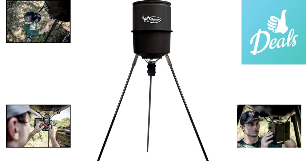 Effortless Setup: Quick-Set 225 lb Game Feeder with Programmable Digital Timer