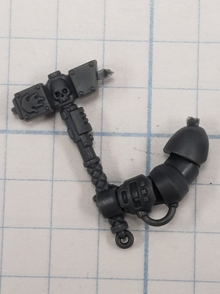 40k Salamanders Bits Primaris Upgrade Flame & Skull Thunder Hammer #08