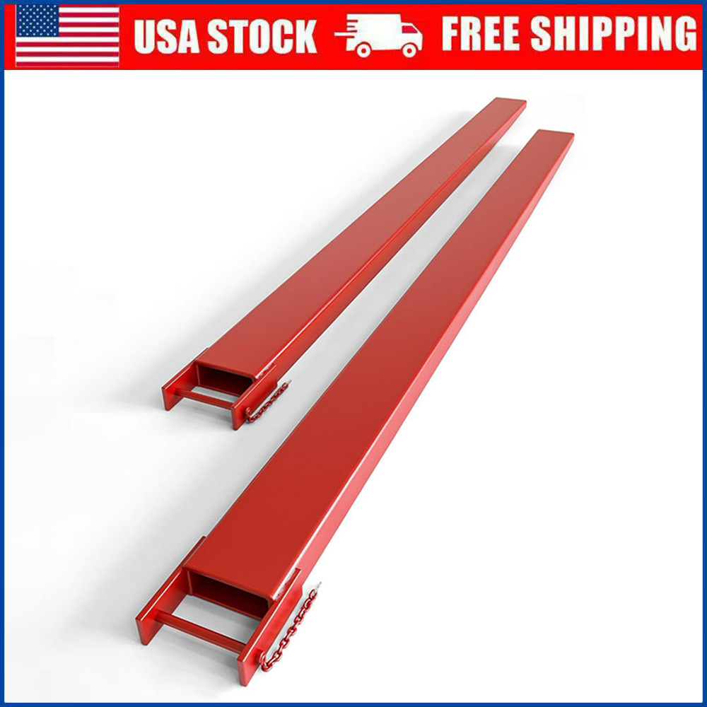 72" Length Pallet Fork Extensions 4.5" Width Fork Extensions for Forklift Truck