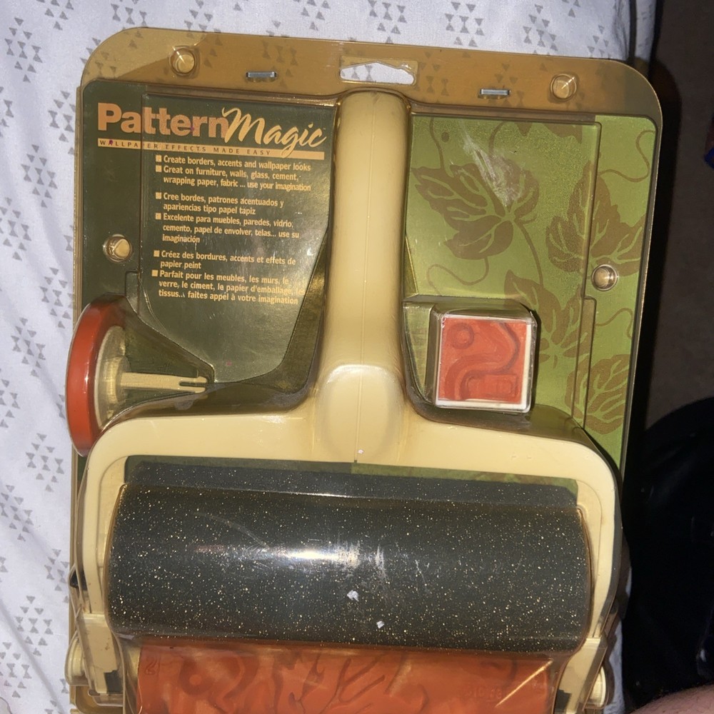 Wagner FALL LEAF Pattern Magic Roller Paint Painting Kit Accents SEALED BOX New