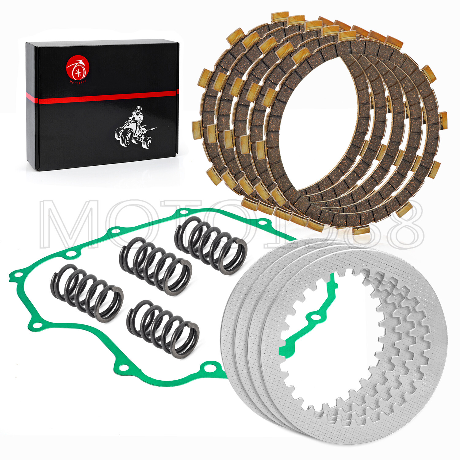 For Kawasaki 1988-2007 Ninja 250R EX250 Clutch Heavy Duty Springs kit & Gasket