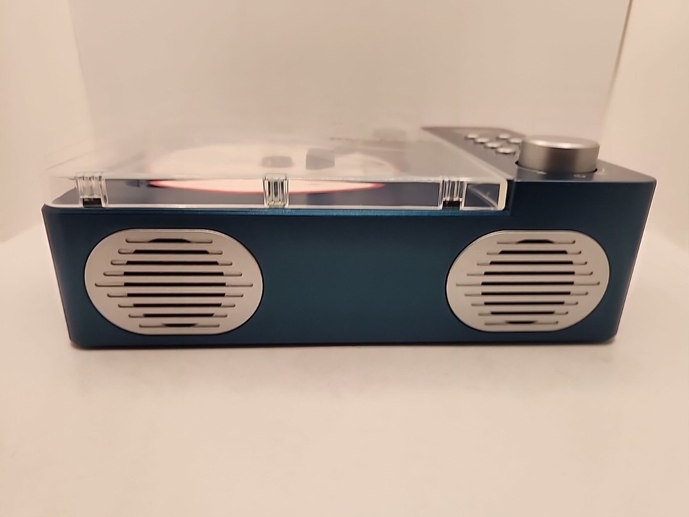 Studebaker SB3720 Portable Stereo Bluetooth CD Player with MP3 Playback, Blue