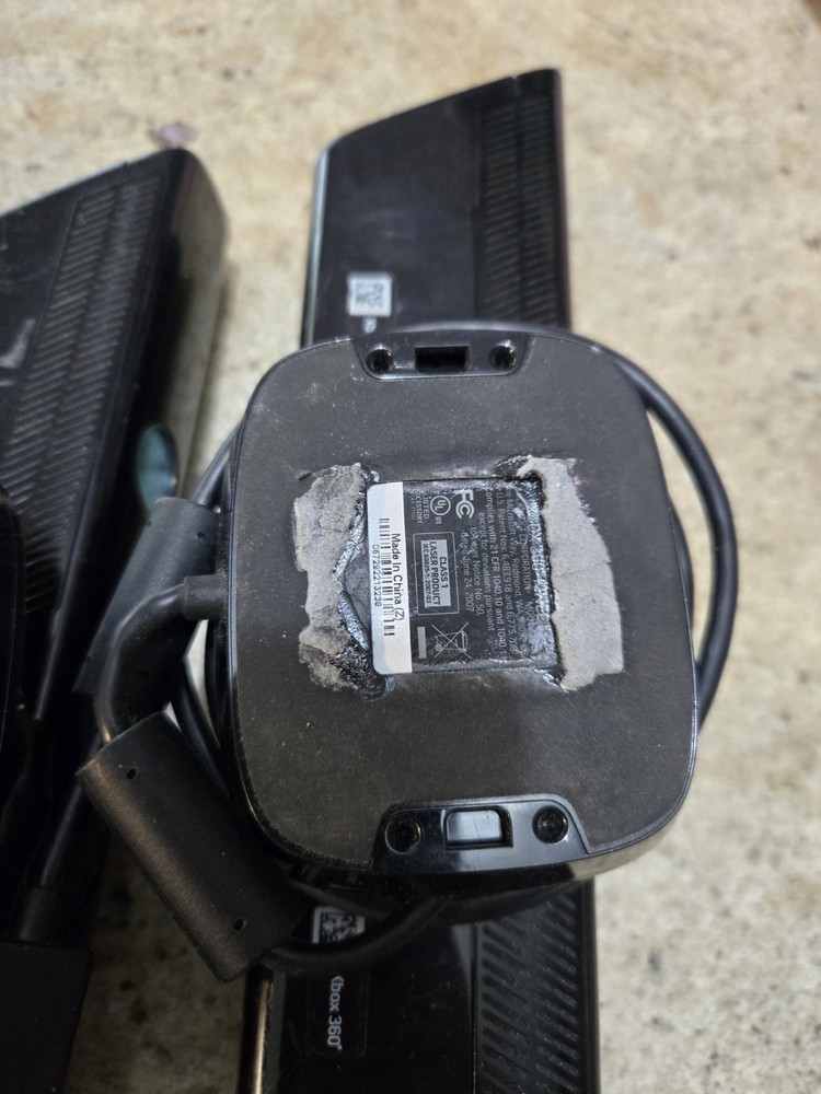 3 Microsoft Xbox 360 Kinect Sensor Bars & 60GB Hard Drive Used & Untested Bundle