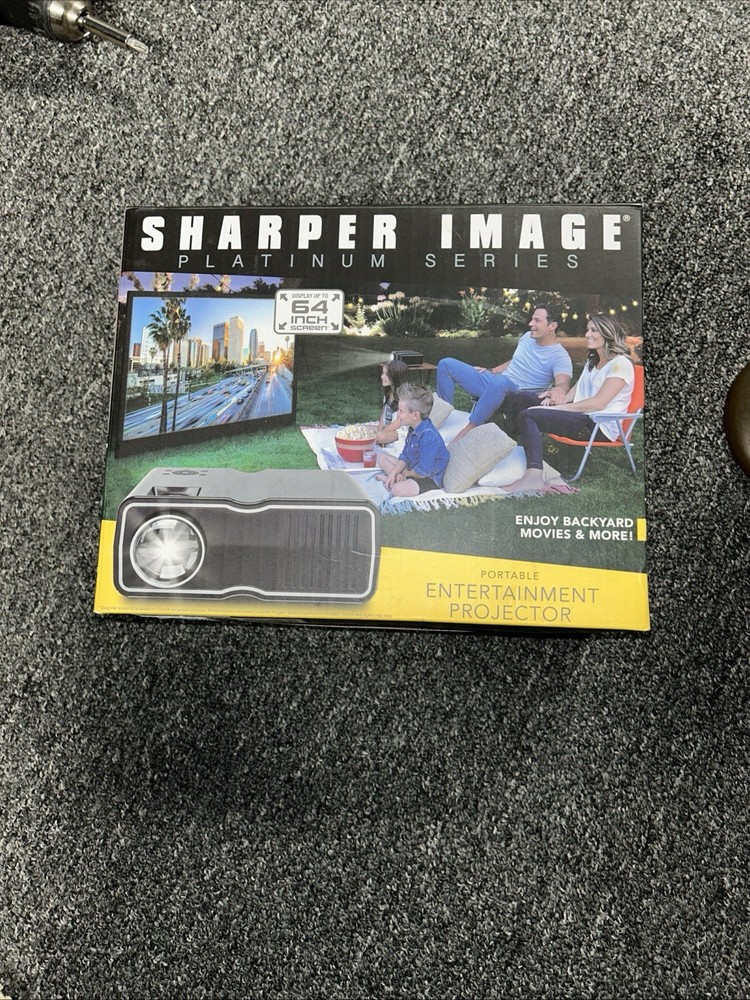 Sharper Image Portable Entertainment Projector