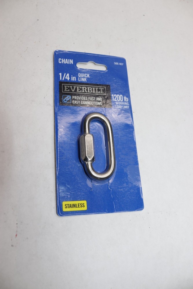 Everbilt Quick Link Stainless Steel 1/4 566407