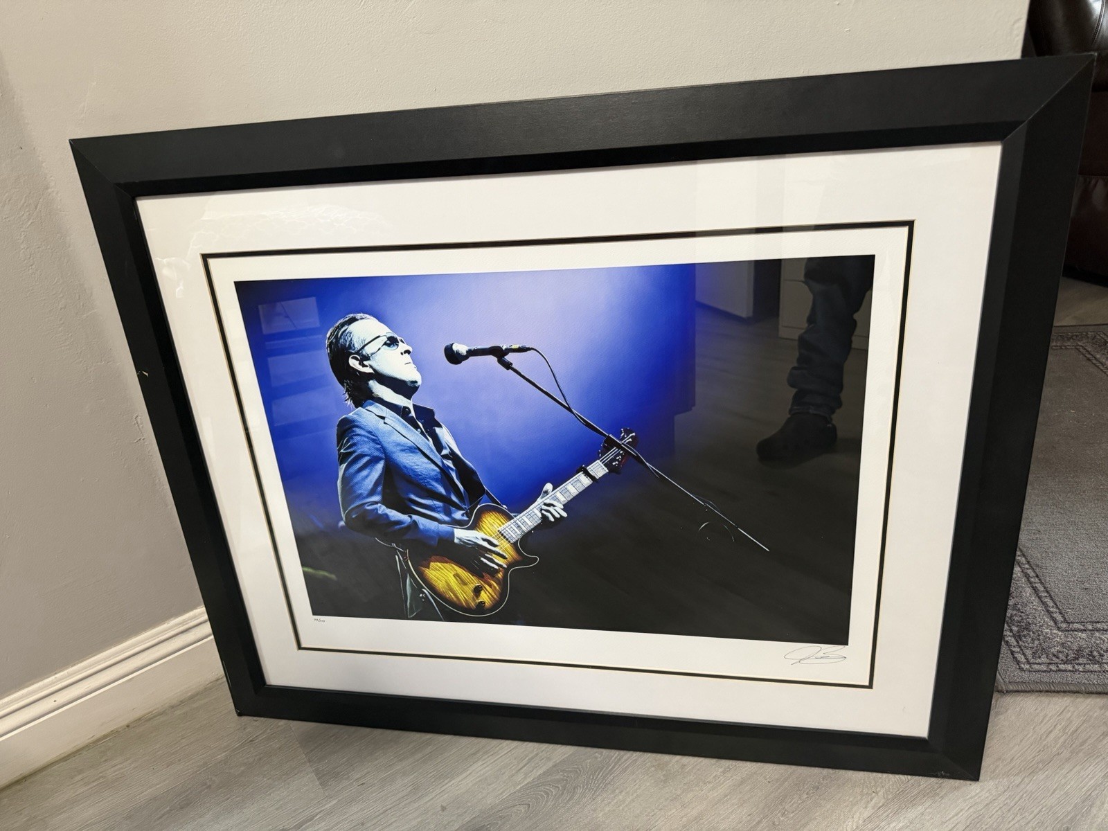 #43 Blues Deluxe" JOE BONAMASSA Collectible Litho (FRAMED - USA ONLY)