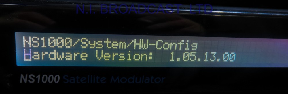 Novelsat ns1000 satellite modulator , Gbe IF, ASI etc