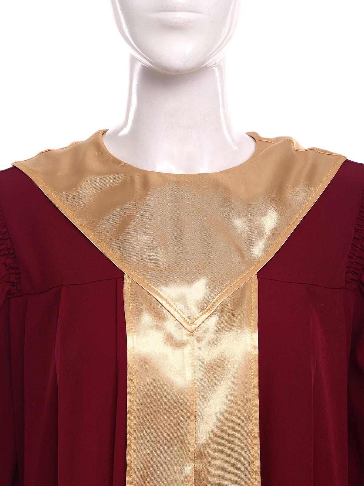 Womens Costume Clergy Long Robe Pastor Event Sash Church Holiday Dance Stage