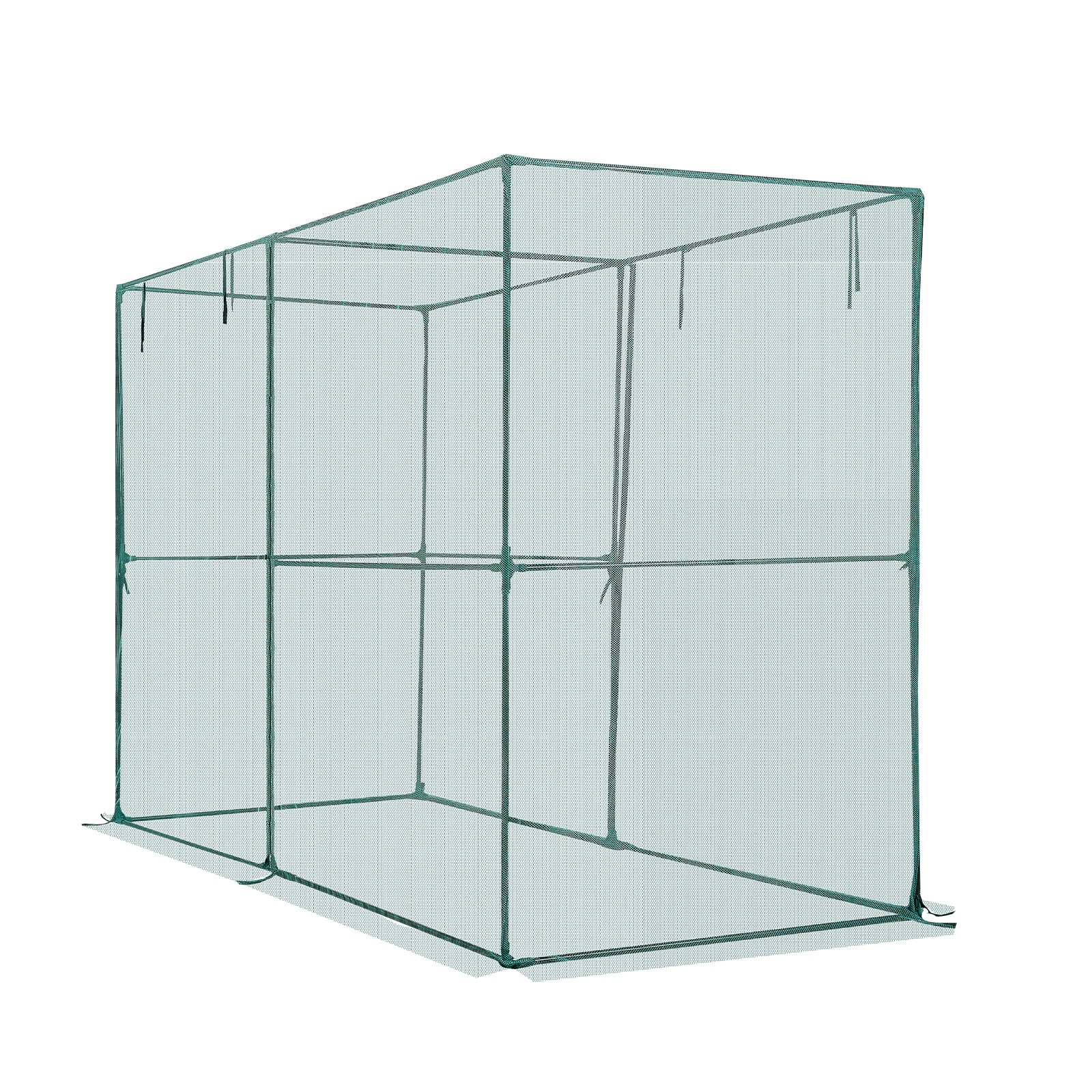 Uimoso Garden Crop Cage 7.8x3.9x5.9 ft Wind-Resistant Plant Protection Tent