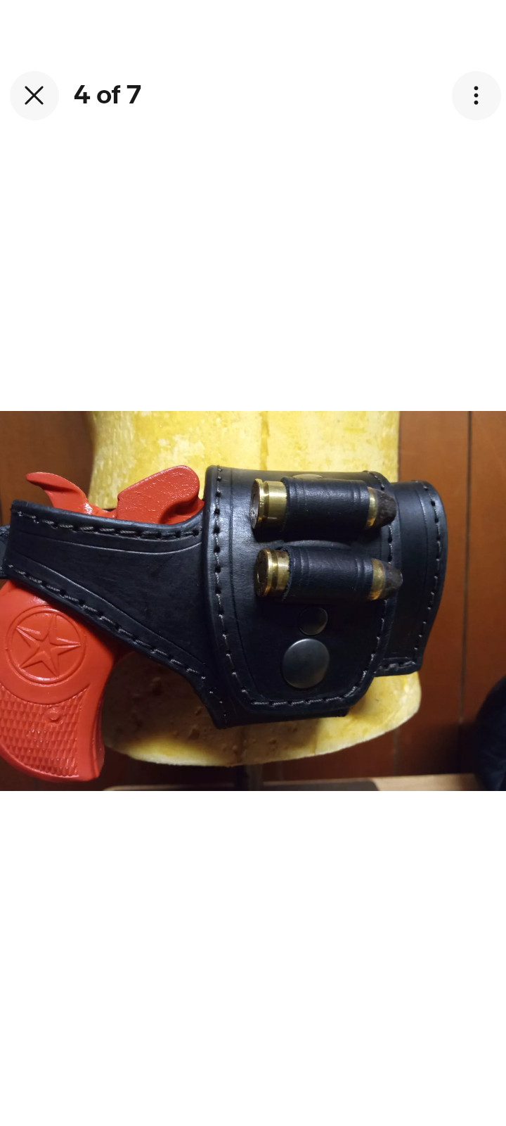 Made to Order Bond Arms 45/410 Ammo Loop Leather Cross Draw Driving Holster