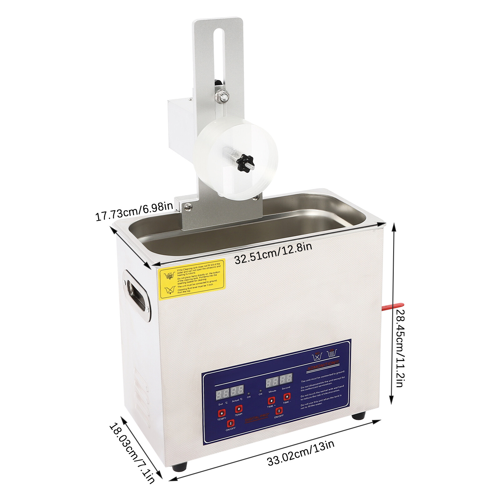 6.5L Liftable Album Disc Digital Ultrasonic Washing Machine Vinyl Record Washing