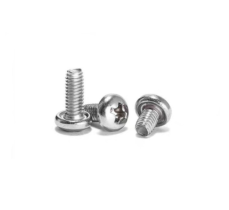 M3 M4 M5 M6 304 Stainless Phillips Pan head Triangular Tooth Self-locking Screw