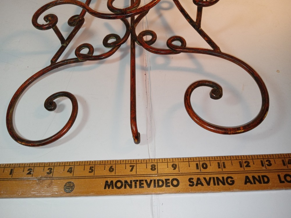 Rustic Iron Metal ~ Display Stand ~ Easel 27"