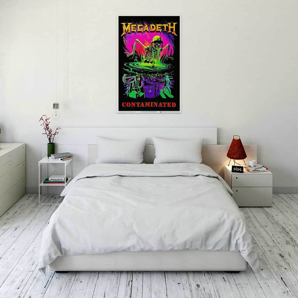 Megadeth - Contamination Blacklight Poster 23" x 35"