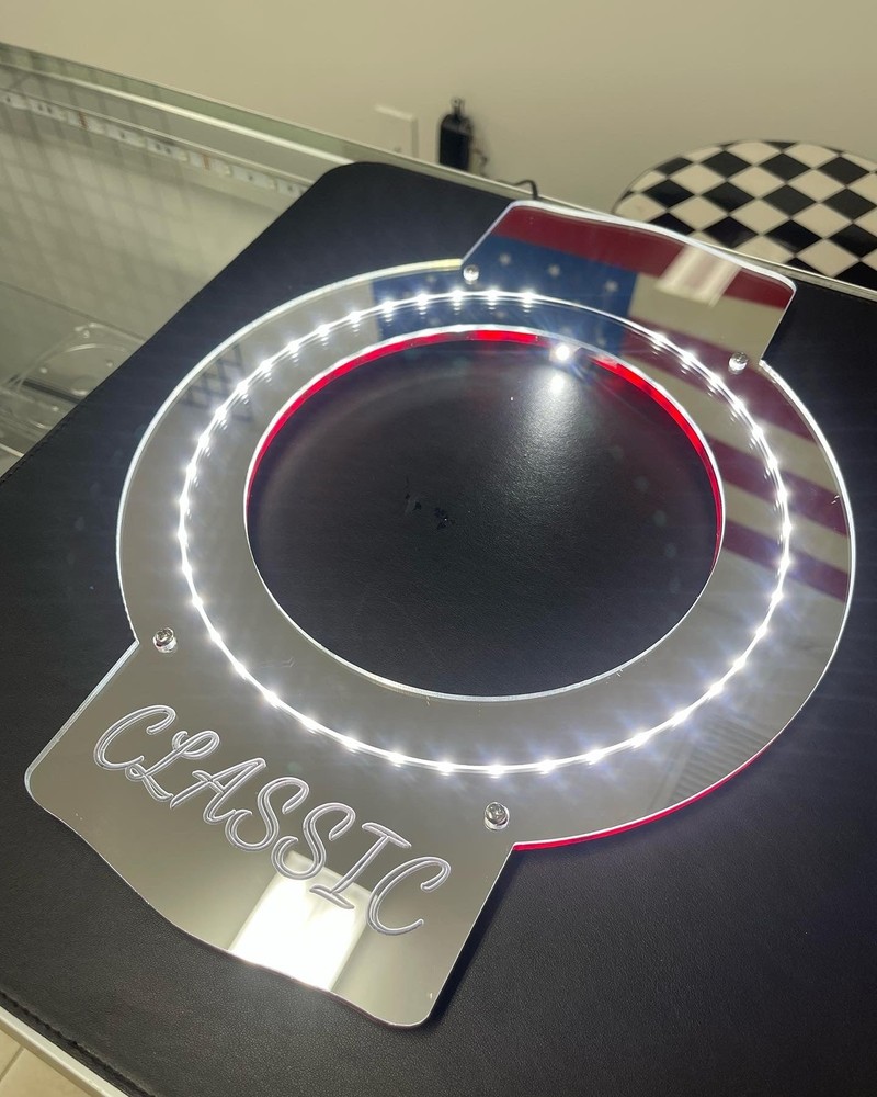 Freightliner Classic Boot Trim White Led Light 