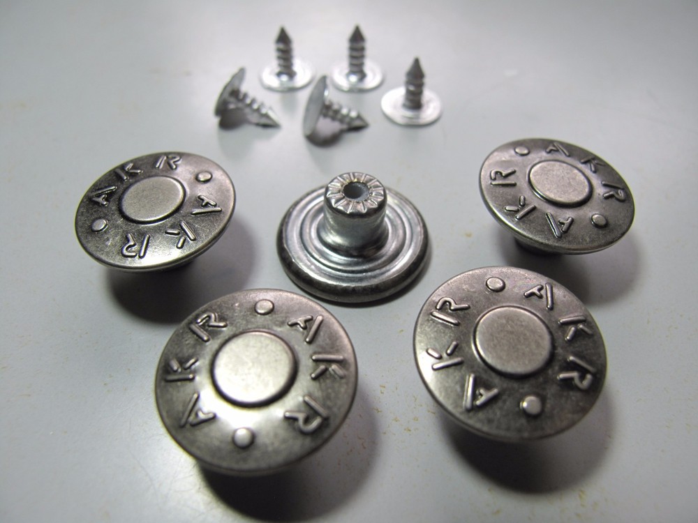 Jeans Buttons 17mm brass jeans button