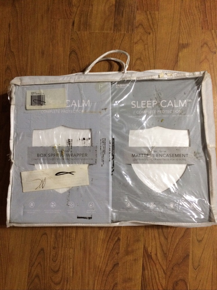 FULL SIZE 2-Piece Bed Bug Prevention Pack w/ Mattress & Zippered Box Spring