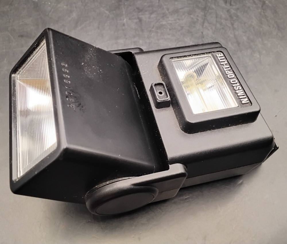 (BoxI) Nimslo 3D Camera Opti-Lite Flash with Manuals (Camera/Flash) UNTESTED