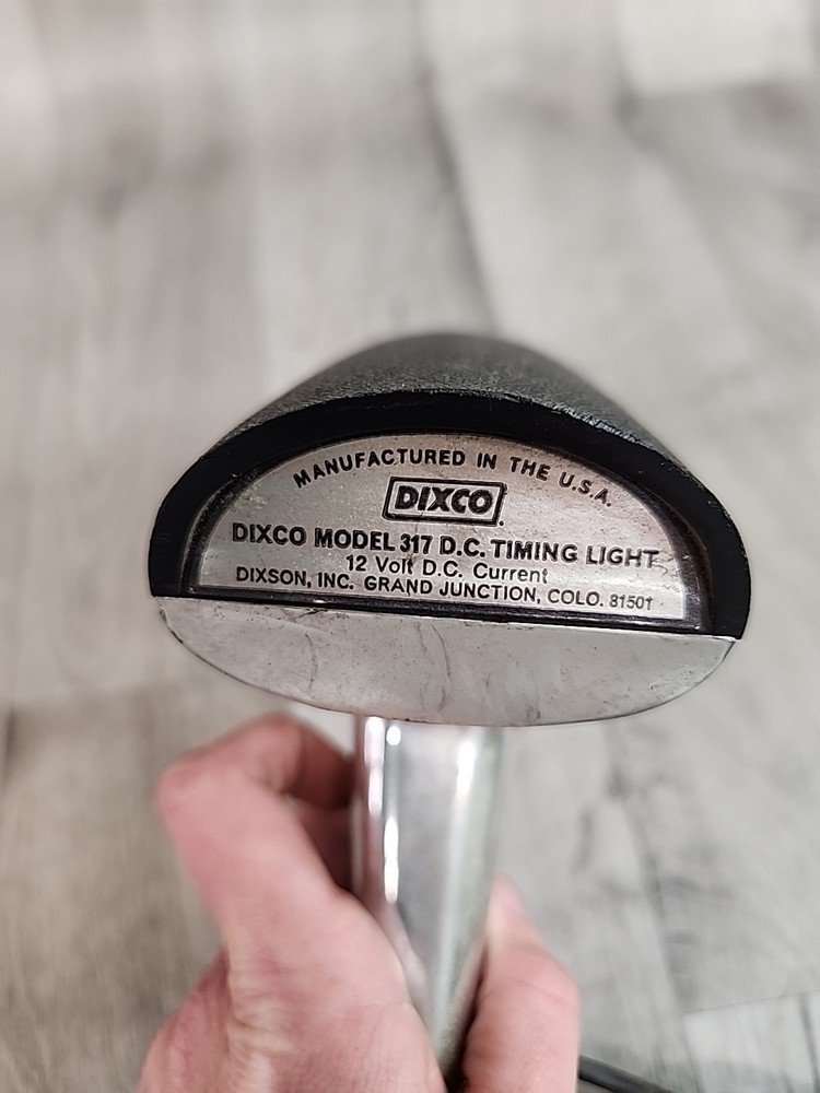 Dixco Model 317 D.C. Timing Light 12 Volt D.C. Current Vintage - WORKS!