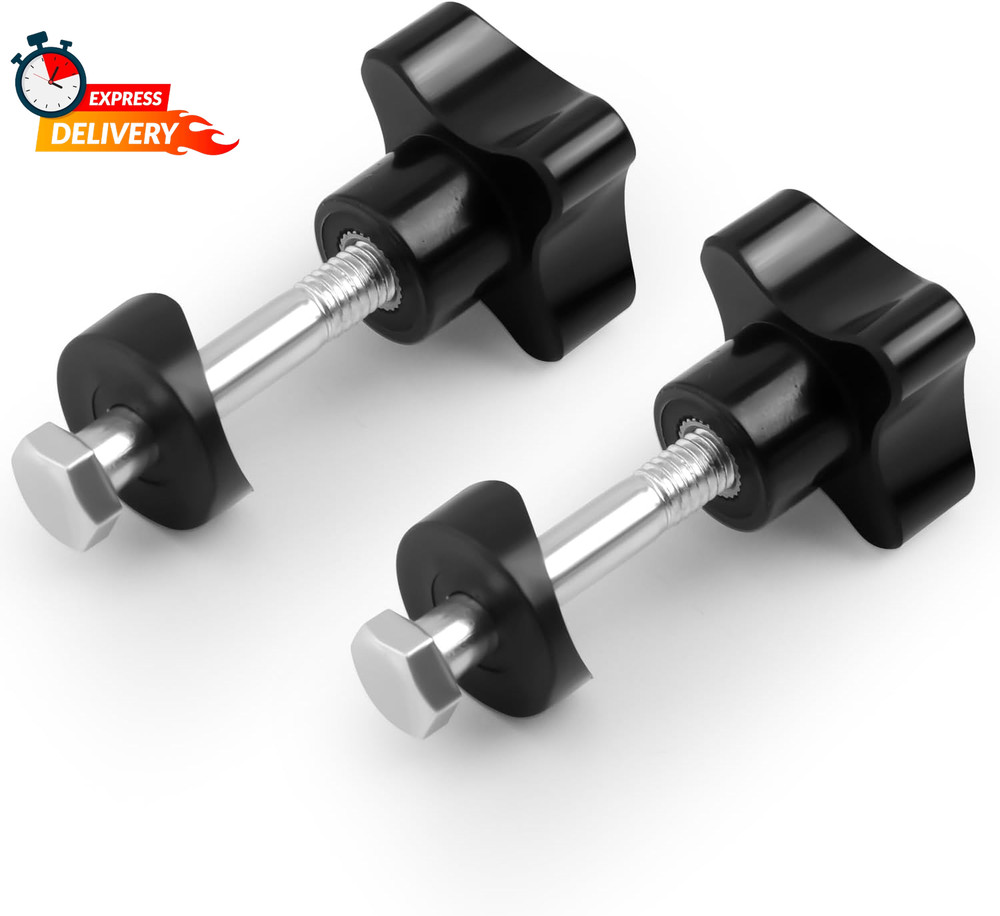 PEUTIER 2 Sets Rollator Walker Replacement Arm Adjustment Knobs, Comfortable Uni