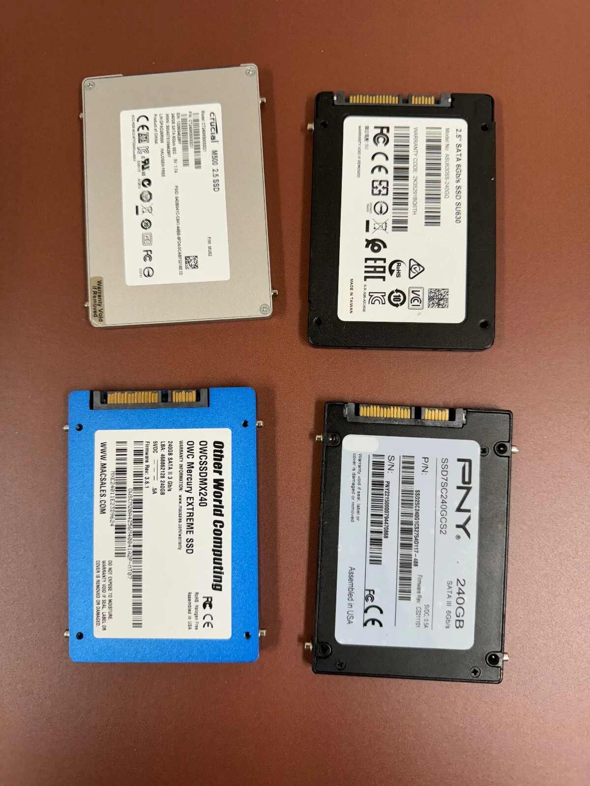 240GB 250GB 256GB SSD SATA 2.5" Solid State Drive MIXED BRAND APPLE LAPTOP