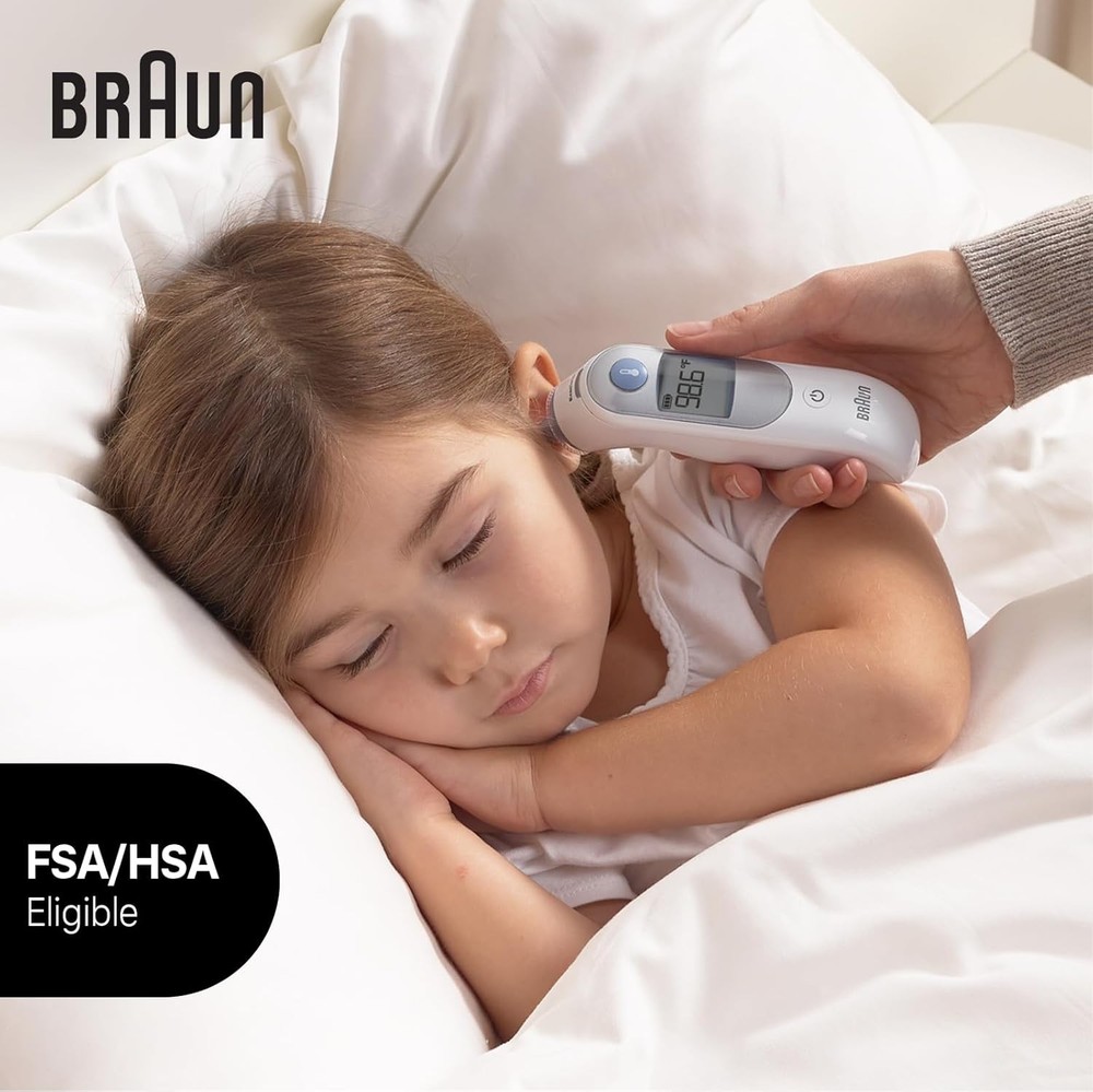 Braun ThermoScan 5 Ear Thermometer - ExacTemp Stability Indicator for Profession