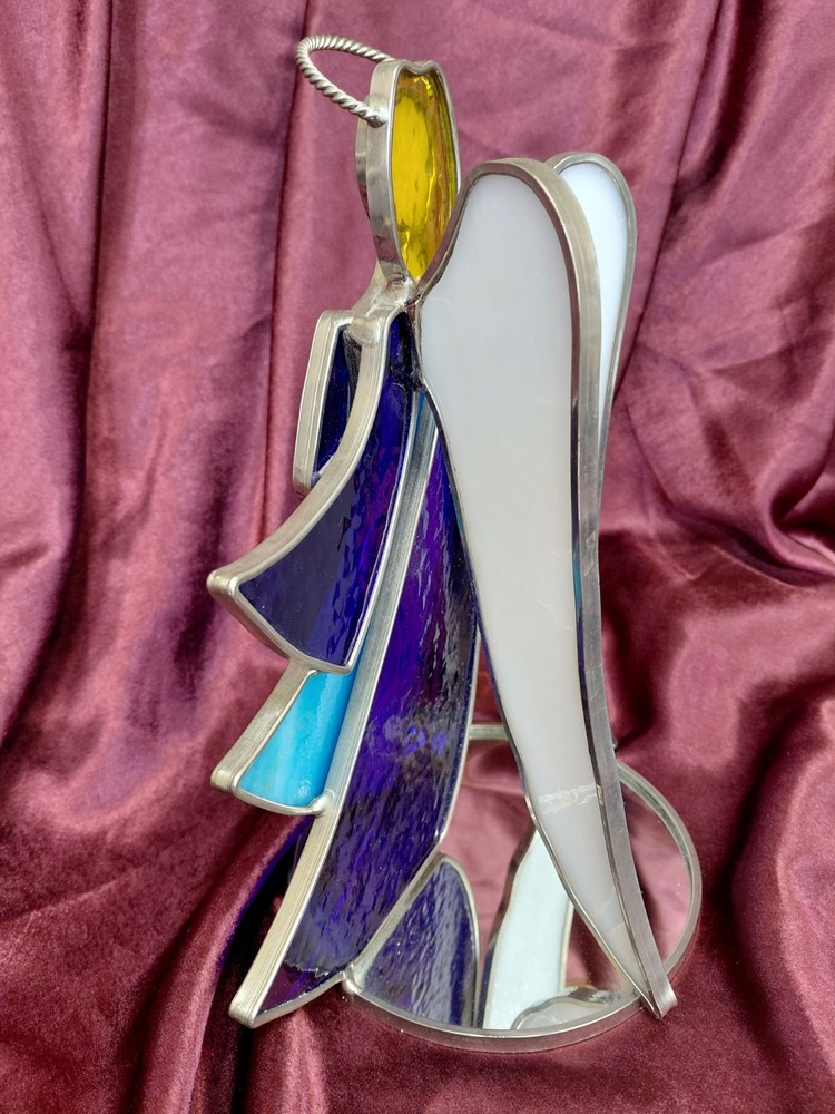Stained Glass Angel 10"
