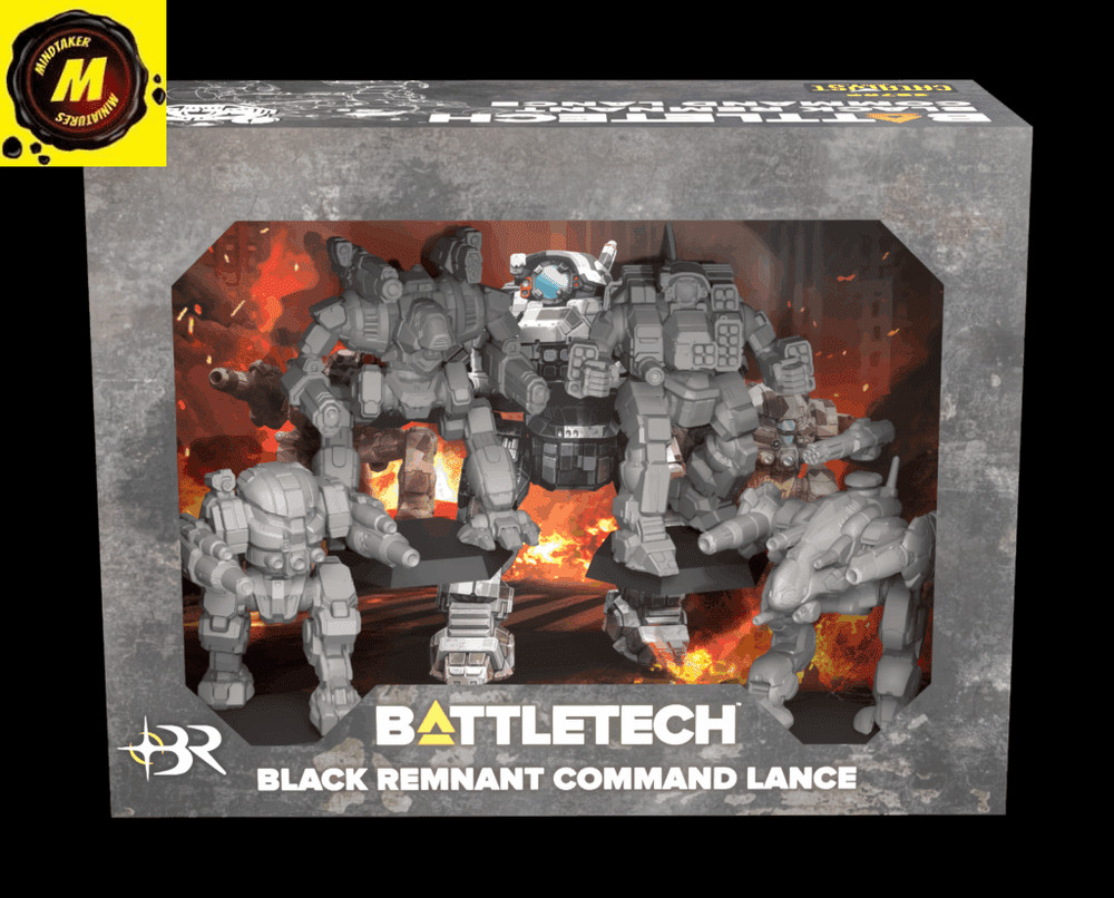 BattleTech: Miniature ForcePack - Black Remnant Command Lance - CAT 35788 - B...