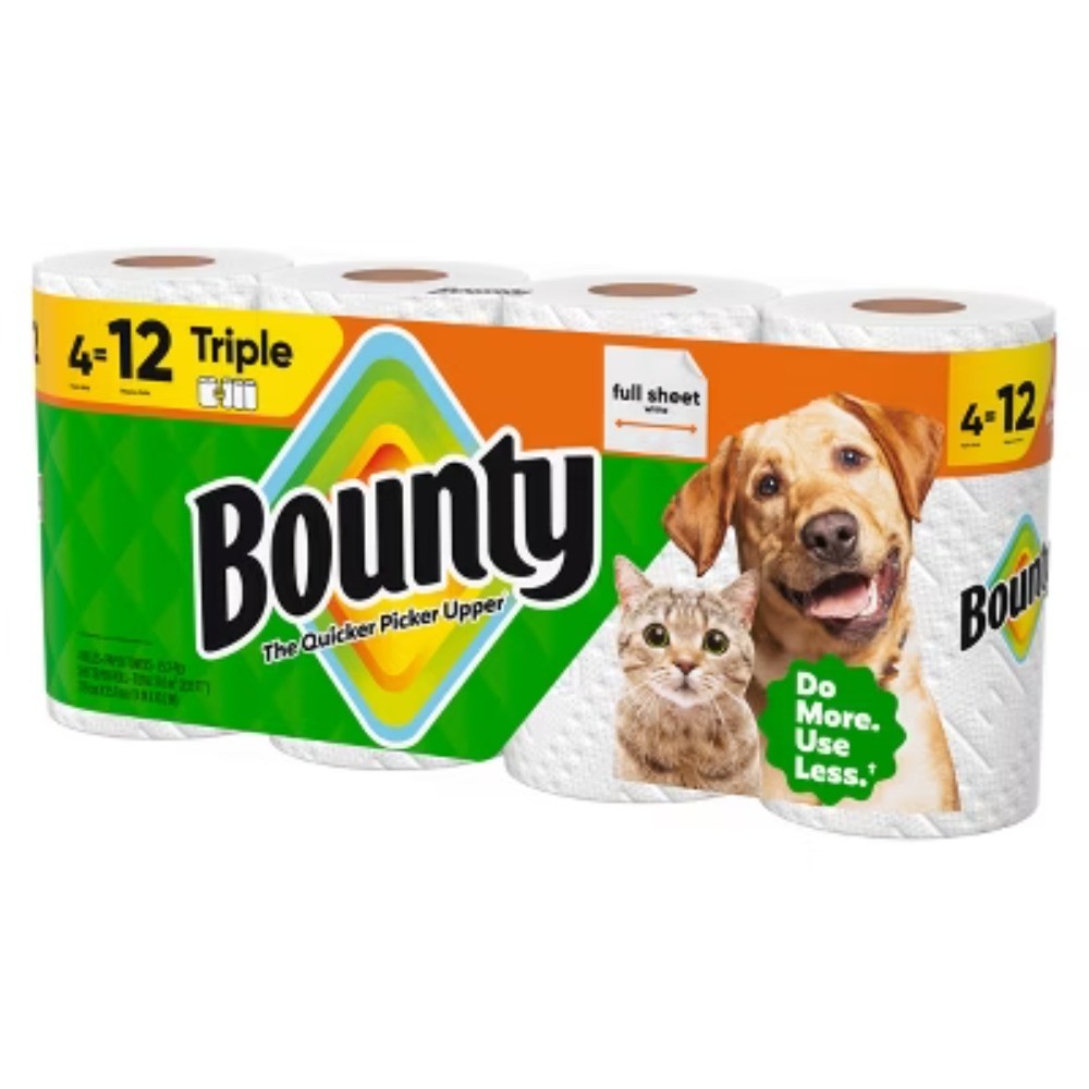 Bounty Full Sheet Paper Towels Count 4
